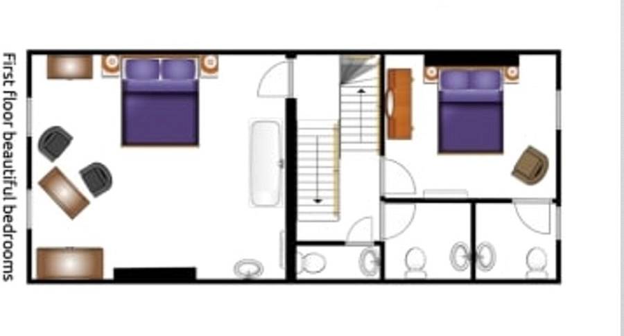 Floor Plan 2 the Granary hen party house 