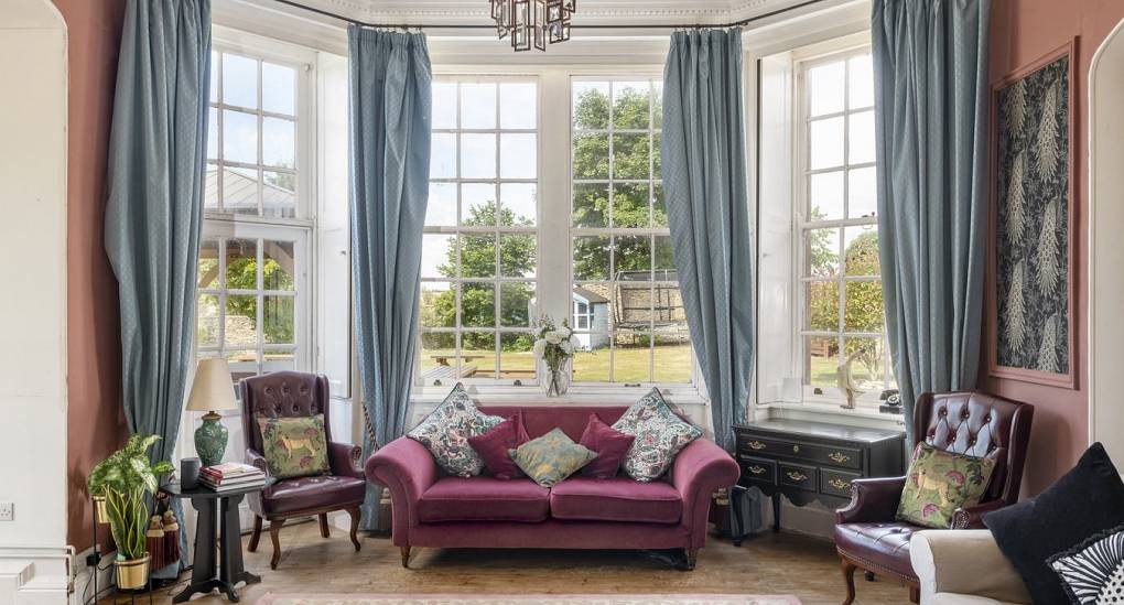 massive bay window in the lounge