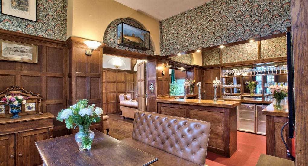 Private bar area for parties