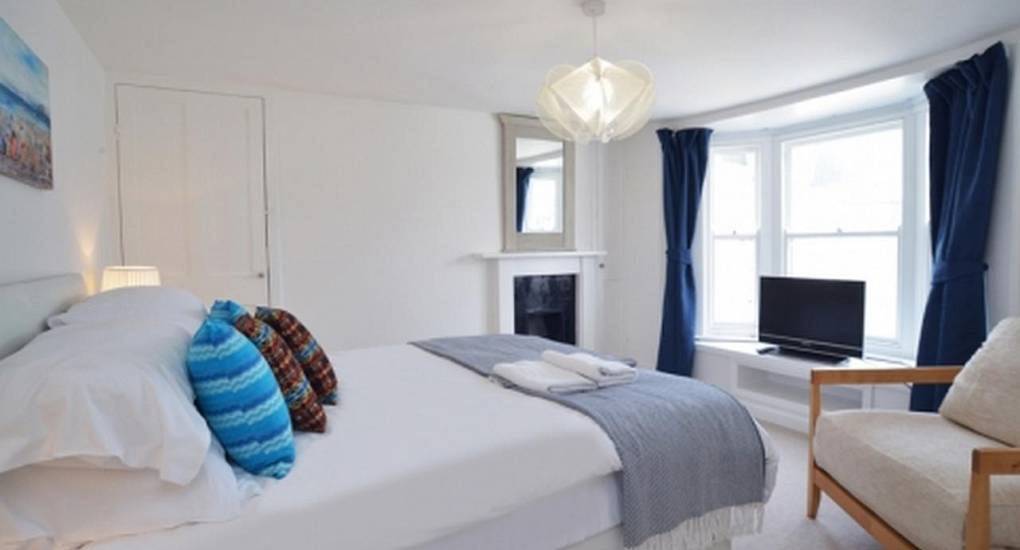 Hen Party Accommodation bedroom with double bed