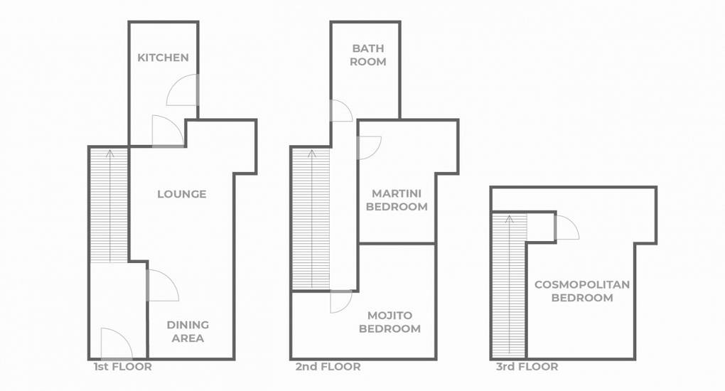  Party House Floor plan