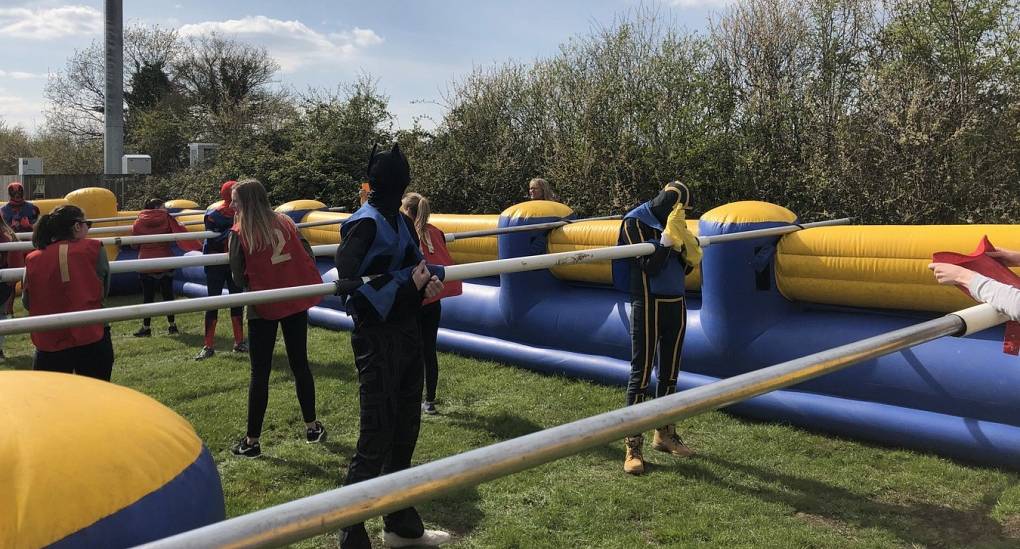 Human Table Football is a hilarious and competitive stag activity