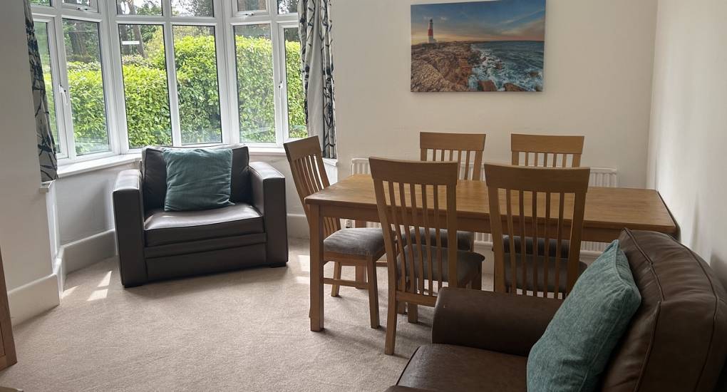 Alternative view of the lounge area in the Charming Bournemouth Party House