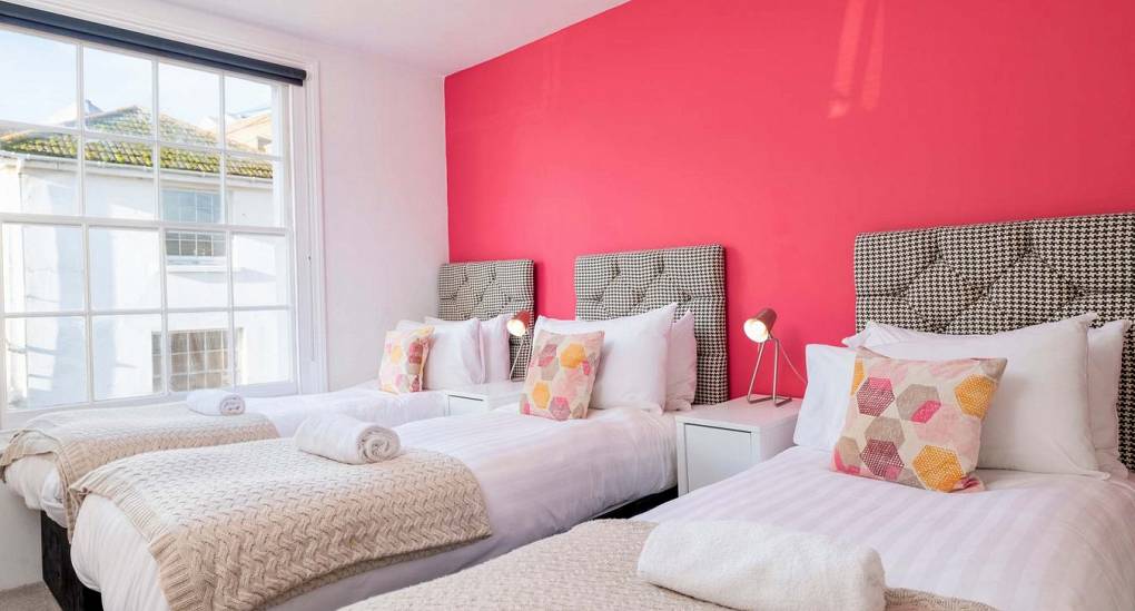 A lovely example of a triple bedroom in Celebrate Brighton
