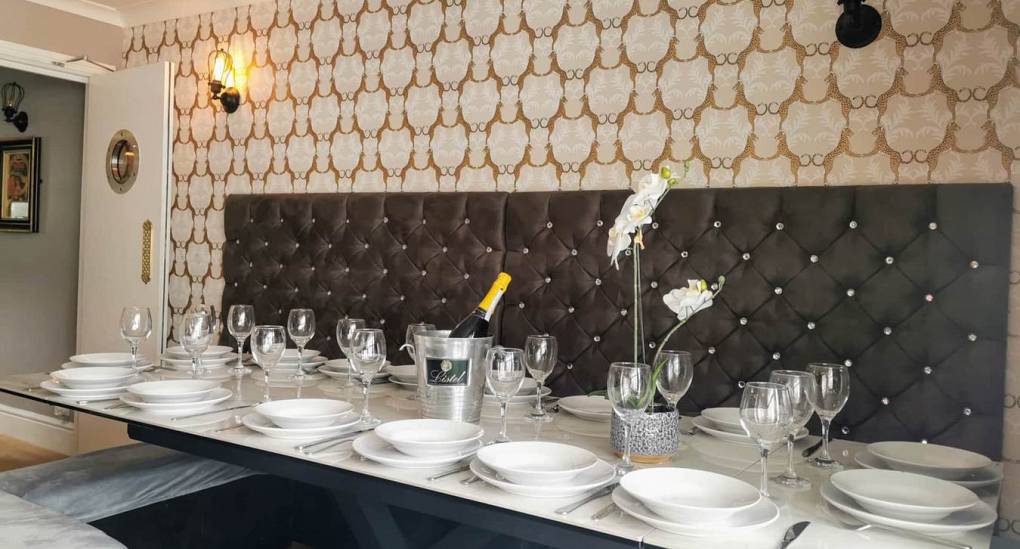 Long view of the dinning table