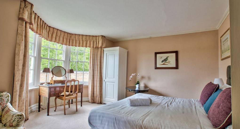 Bay window in double bedroom