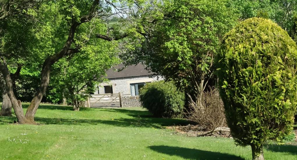 View of The Paddock Party House from the gardens