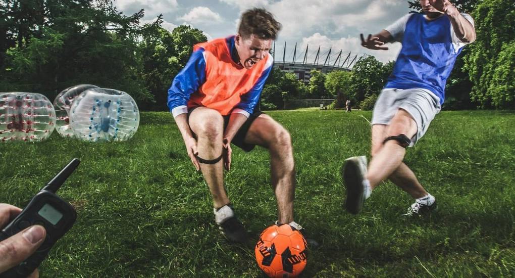 The hilarious Electric Shock Football is great for Derby stag dos