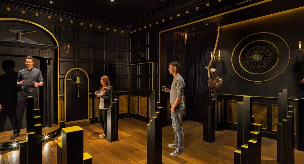 The stylish Guinness tasting room