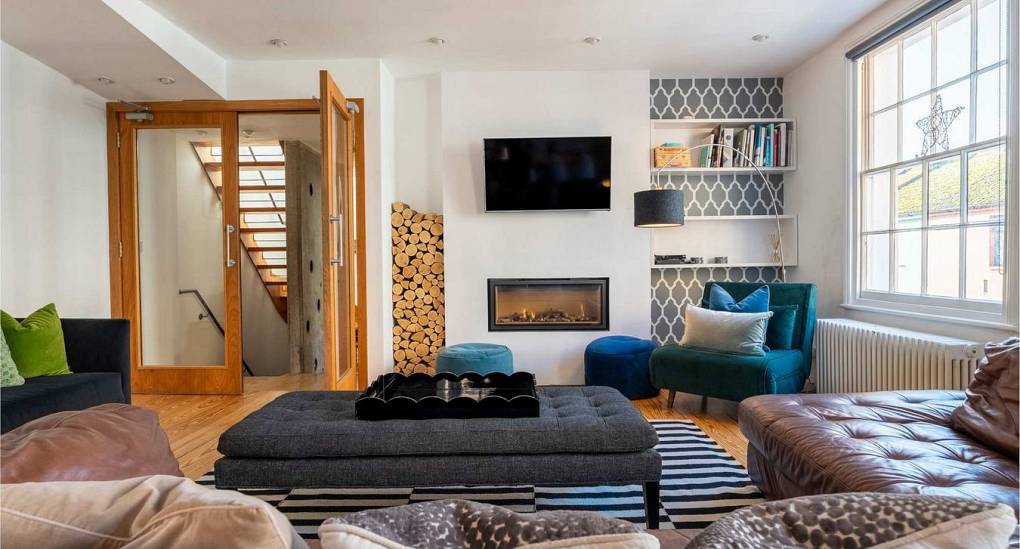 Perfect for the cold evenings Celebrate Brighton offers a full fire place