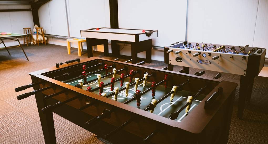 The Games room at The Paddock Party House includes Billiards, Pool and Snooker