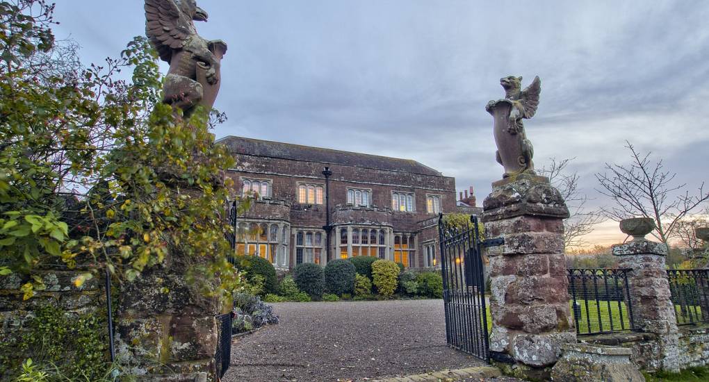 House gates leading to driveway
