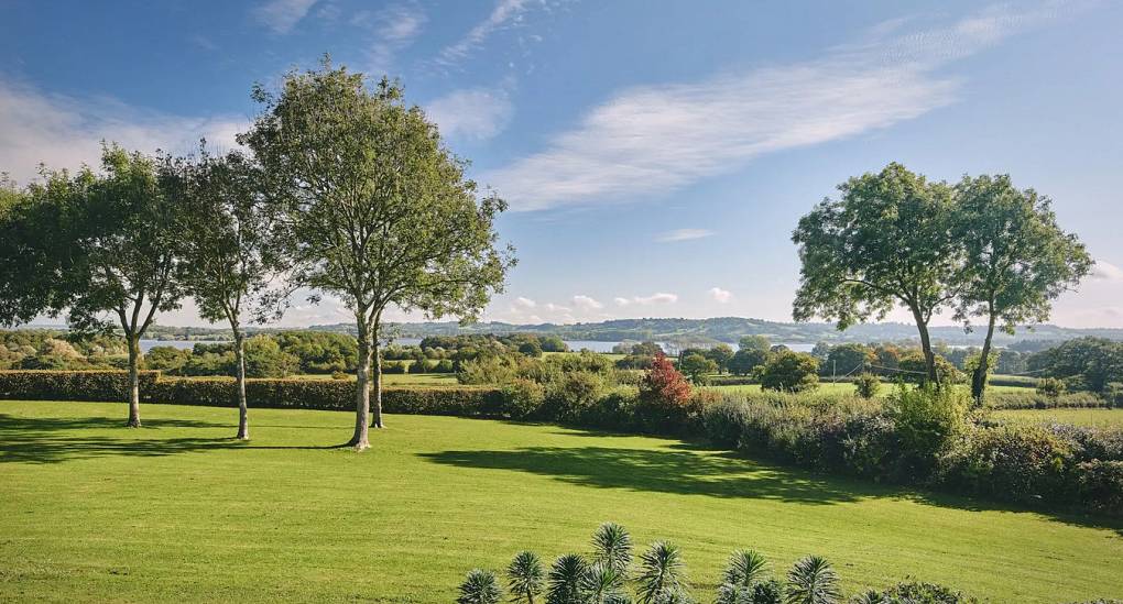 The stunning views over the Somerset hills and lakes