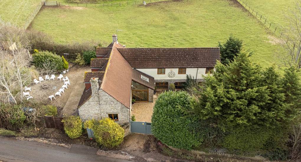 Stag and Hen Party Houses drone 1
