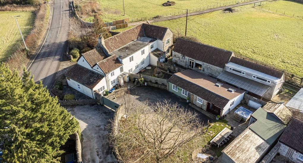 Stag and Hen Party Houses drone 1
