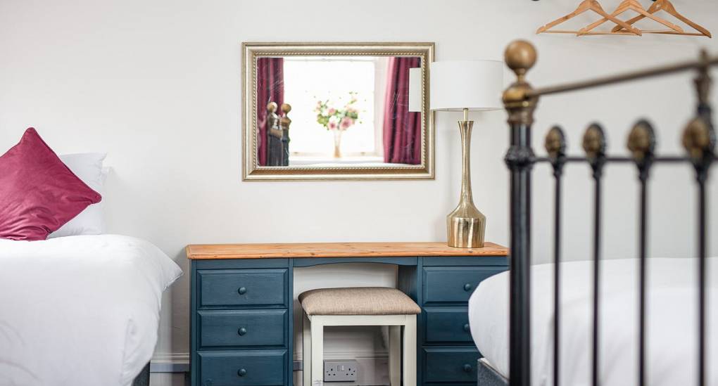 Dressing table in one of the bedrooms