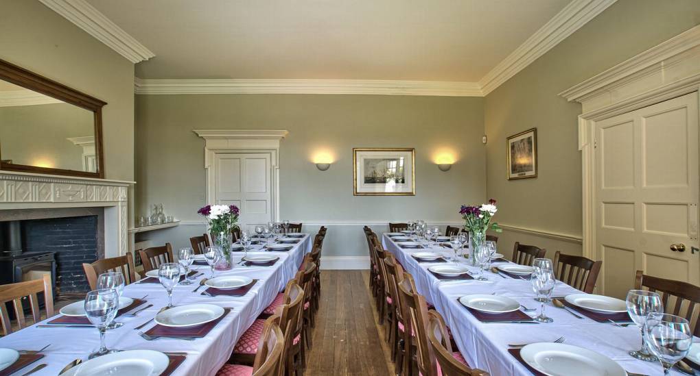 Dining room with 2 Tables to seat up to 35 people