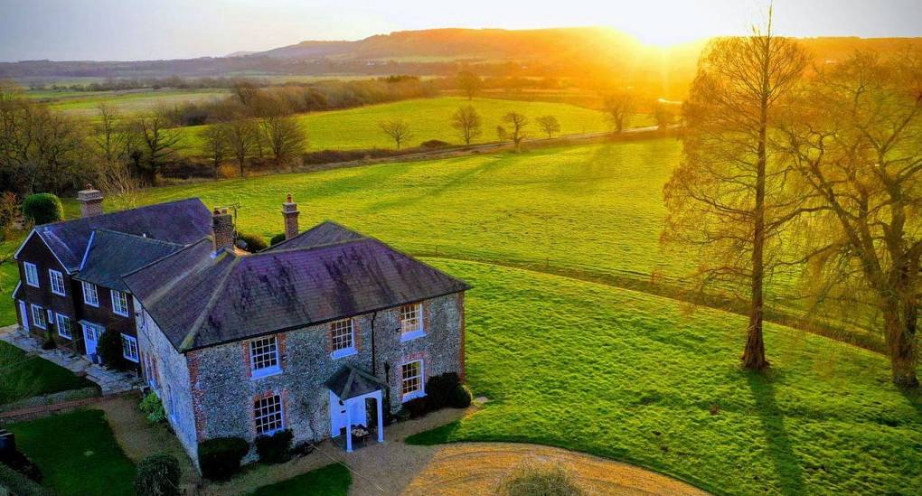 Ariel view of the estate 
