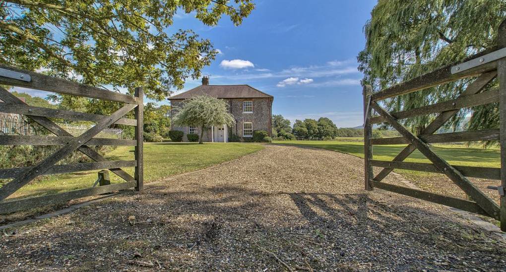 Gates to the long drive way