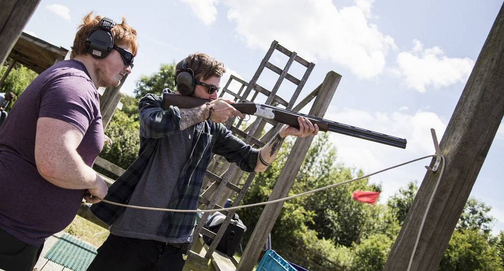 Clay shooting is popular with Inverness stag dos