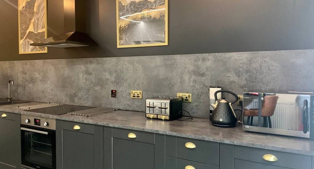 Modern kitchen in hen house