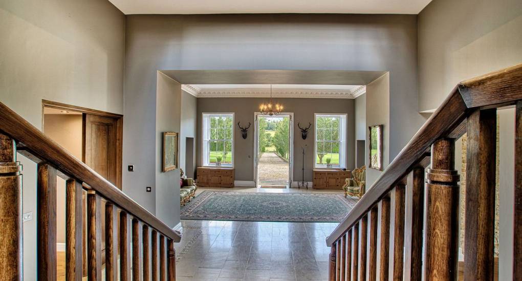 View from the top of the stairs 