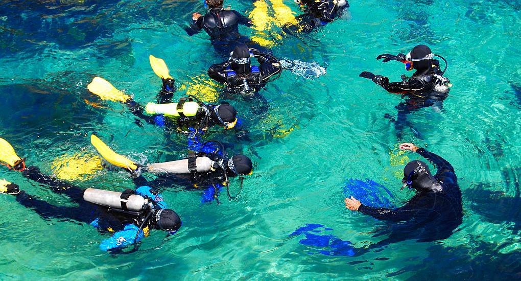 Scuba diving is popular among Malta stag dos 