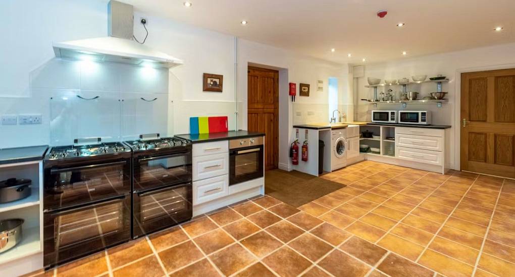 Monmouth Manor hen do accommodations spacious kitchen