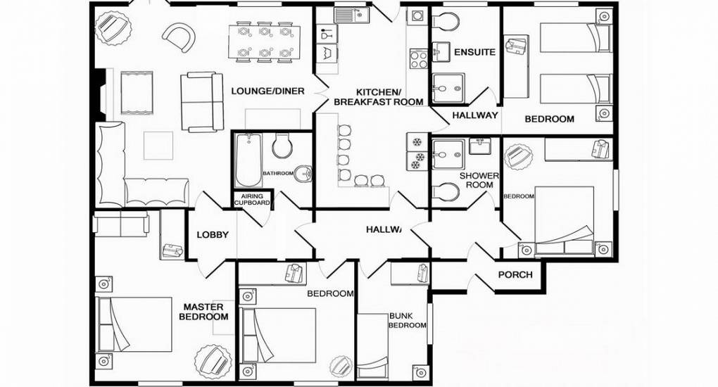 new-forest-bedroom-hen-do-accommodation-floor-plan