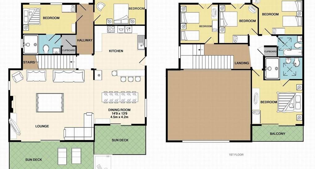 new-forest-bedroom-hen-do-accommodation-floor-plan