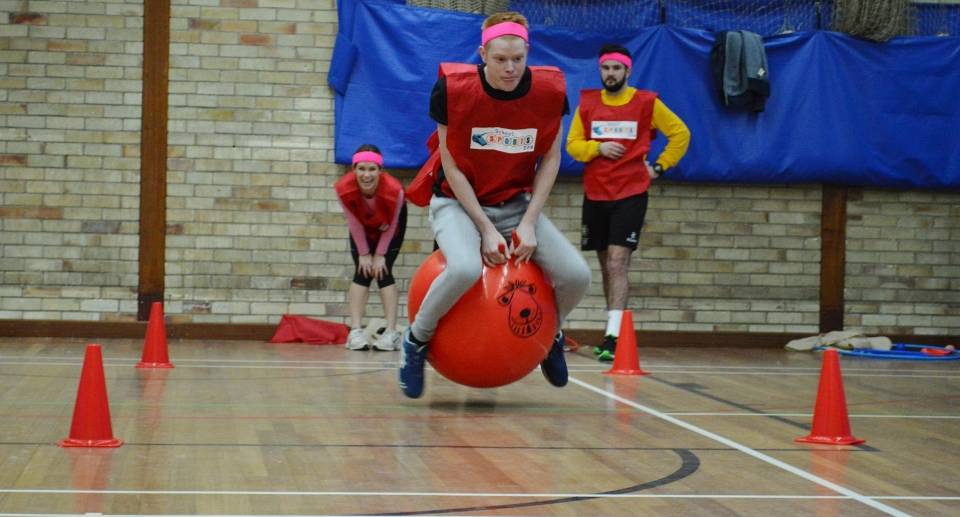 Space hoppers, one of the many great Old School Sports Day events 