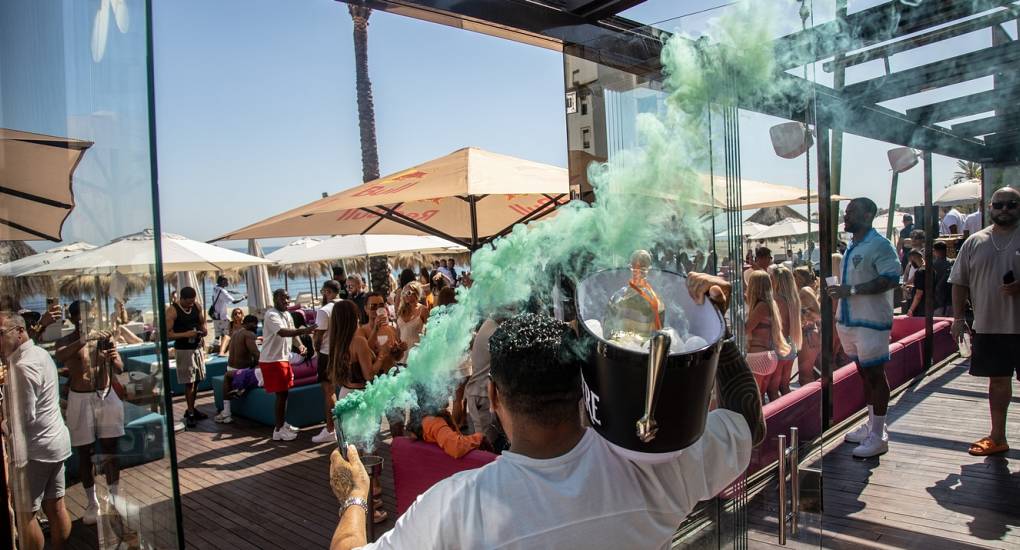 Live the high life on your Puerto Banus hen party with the VIP Beach Club Ladies of Luxury package