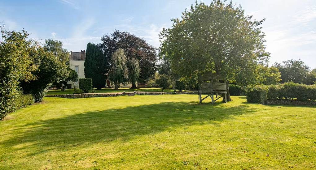 Plenty of garden for fun and games at the Regal Manor two luxury party house