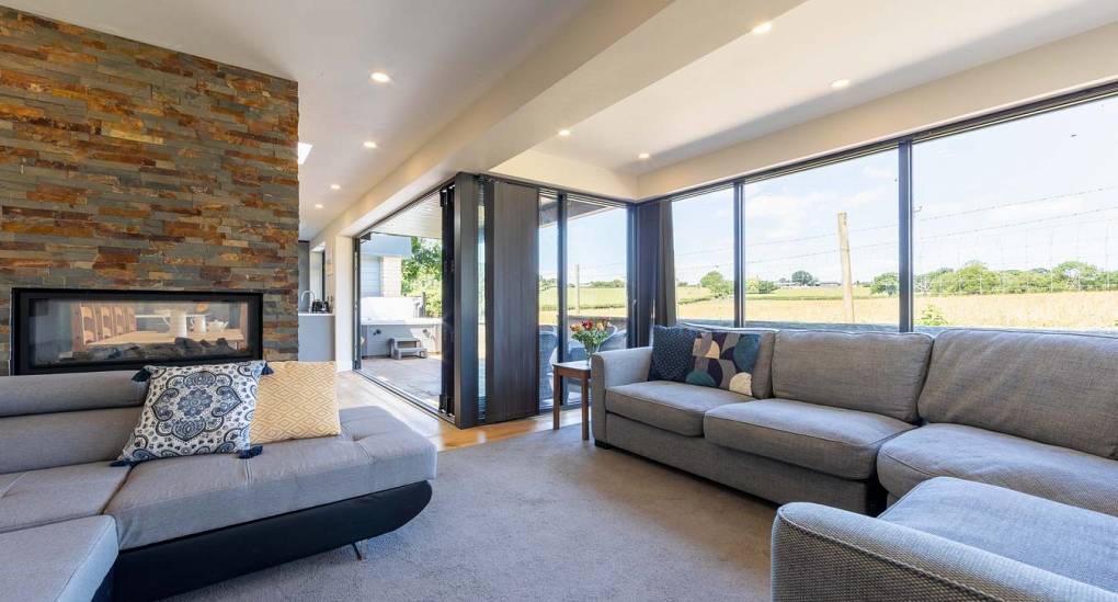 Sit back relax and enjoy the view from the sofa at Retreat 12.