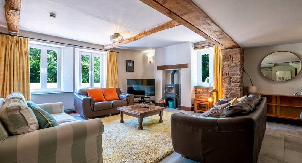 Second lounge area at the Wales hen party house the Musicians Manor