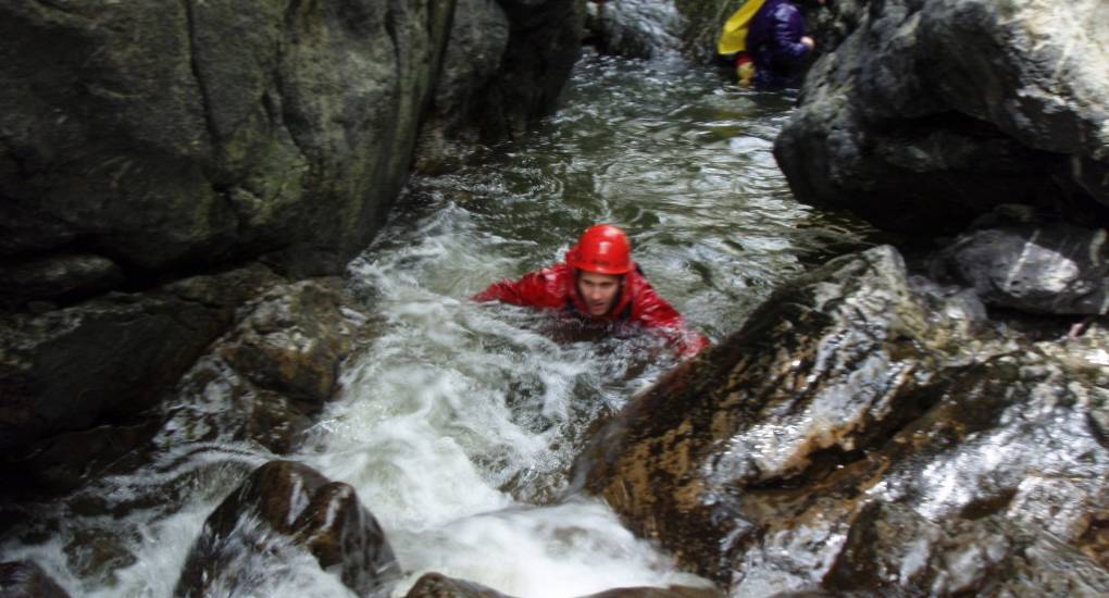 Gorge Scrambling is a great way to experience the great outdoors on your stag do