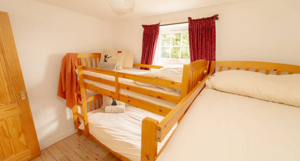 Double bunk bedded room