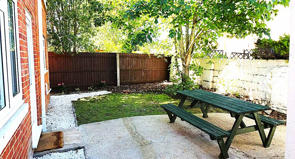 Garden space and seating