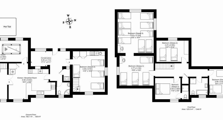 Hen Party House floor plan