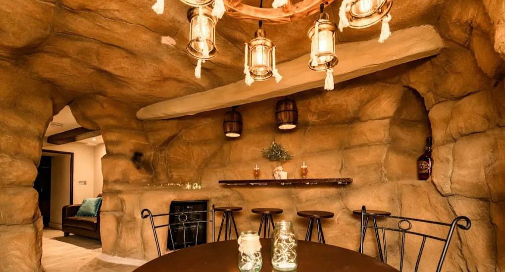 The Rydal Lake District Party House has its own Cave Bar