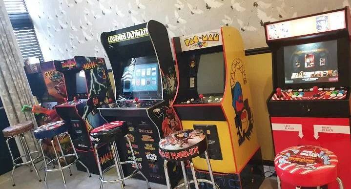 The Grand Hall Party House also has arcade machines
