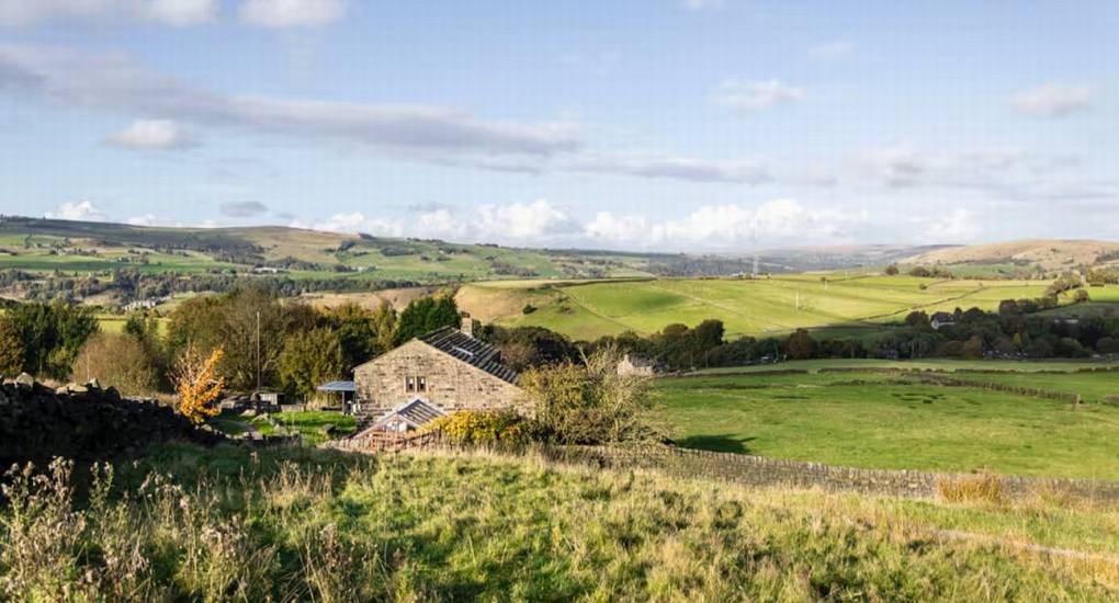 Stunning Yorkshire countryside views surrounding The Stabletree retreat for Hen Weekend