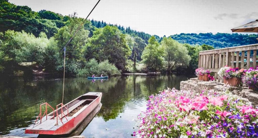 the picturesque view from the Wye House