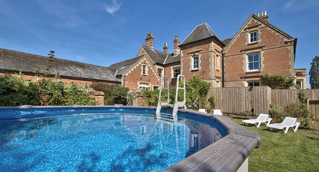 Superb private swimming pool for those warmer months on your Norwich Hen Do. 