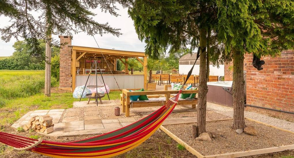 Hammock in the garden